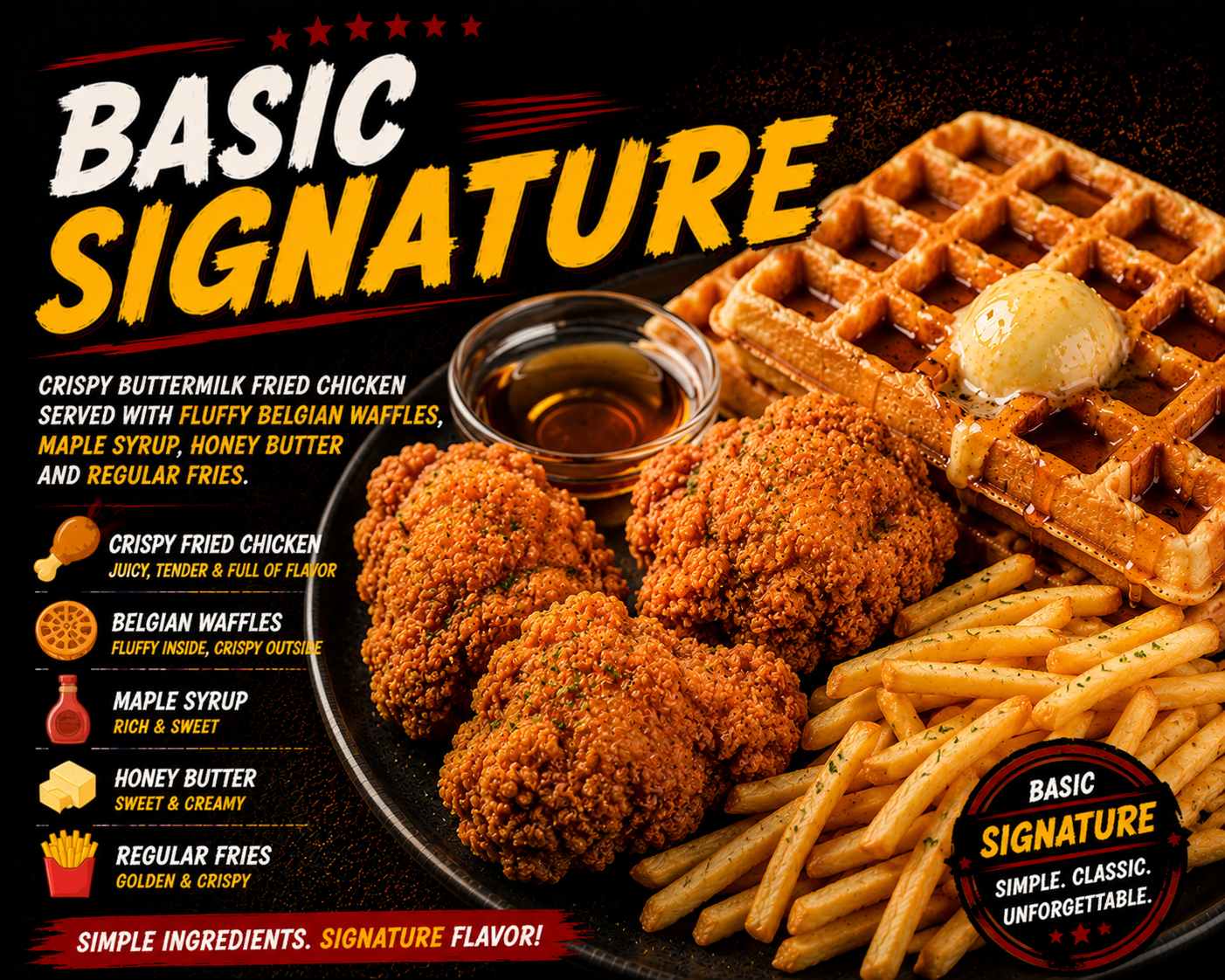 🐔 CHICKEN & WAFFLES