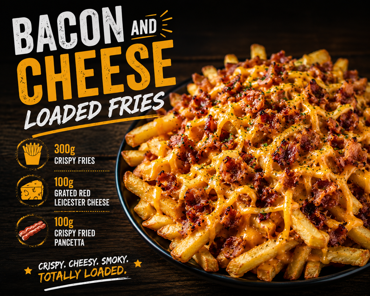 🧀 BACON & CHEESE LOADED FRIES