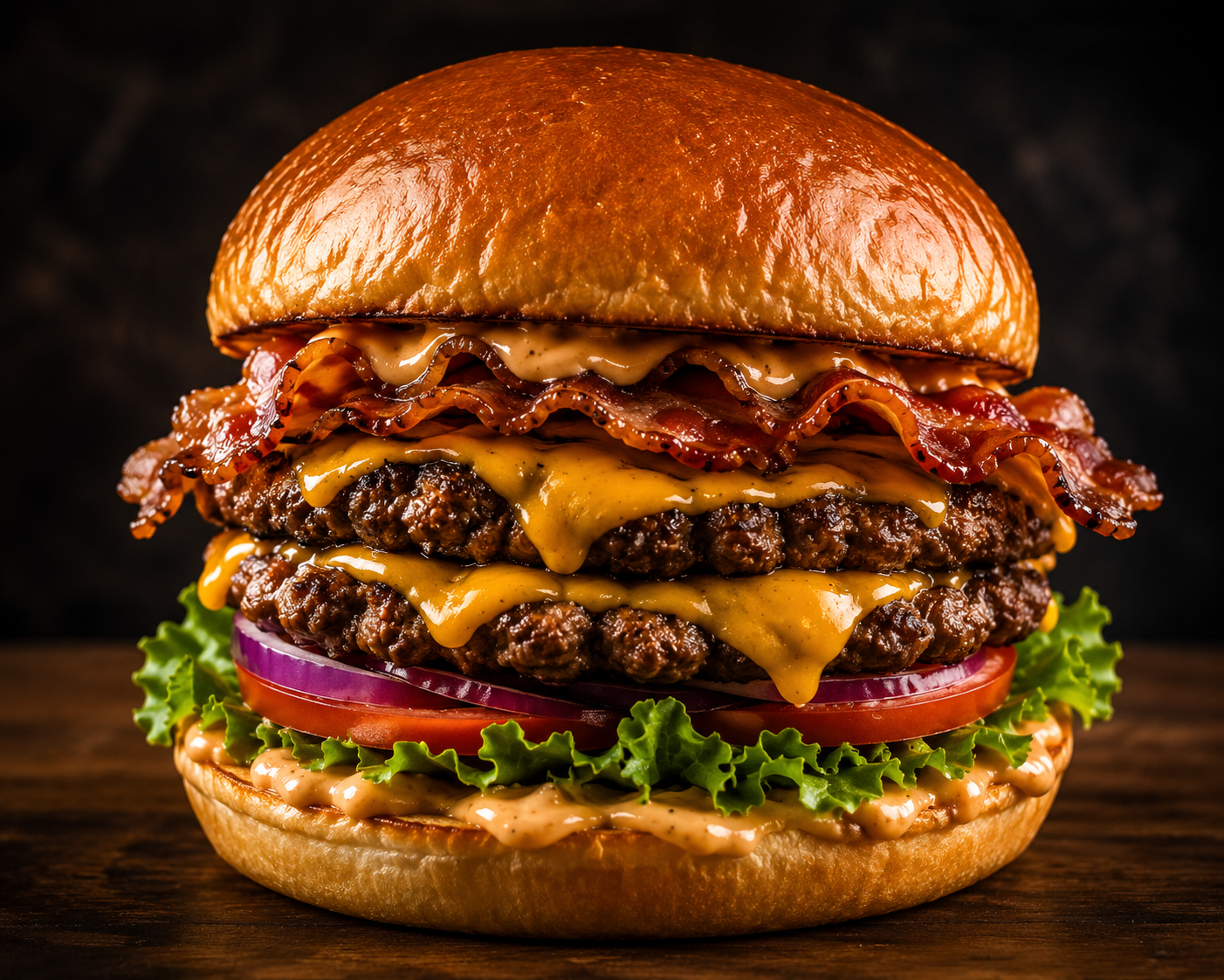 🍔🍔AMERICAN DOUBLE BURGER🍔🍔