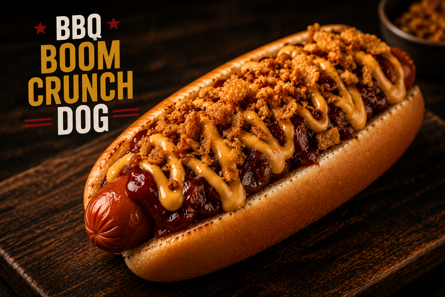 BBQ BOOM CRUNCH DOG