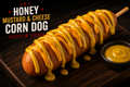 HONEY MUSTARD & CHEESE CORN DOG — £13.99