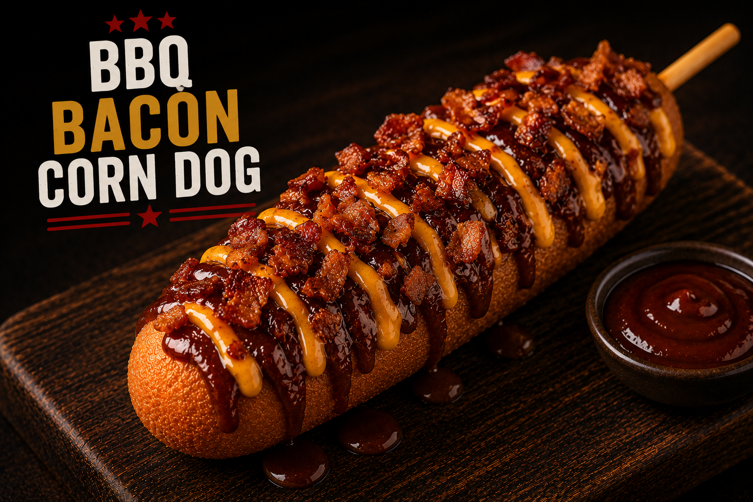 BBQ BACON CORN DOG