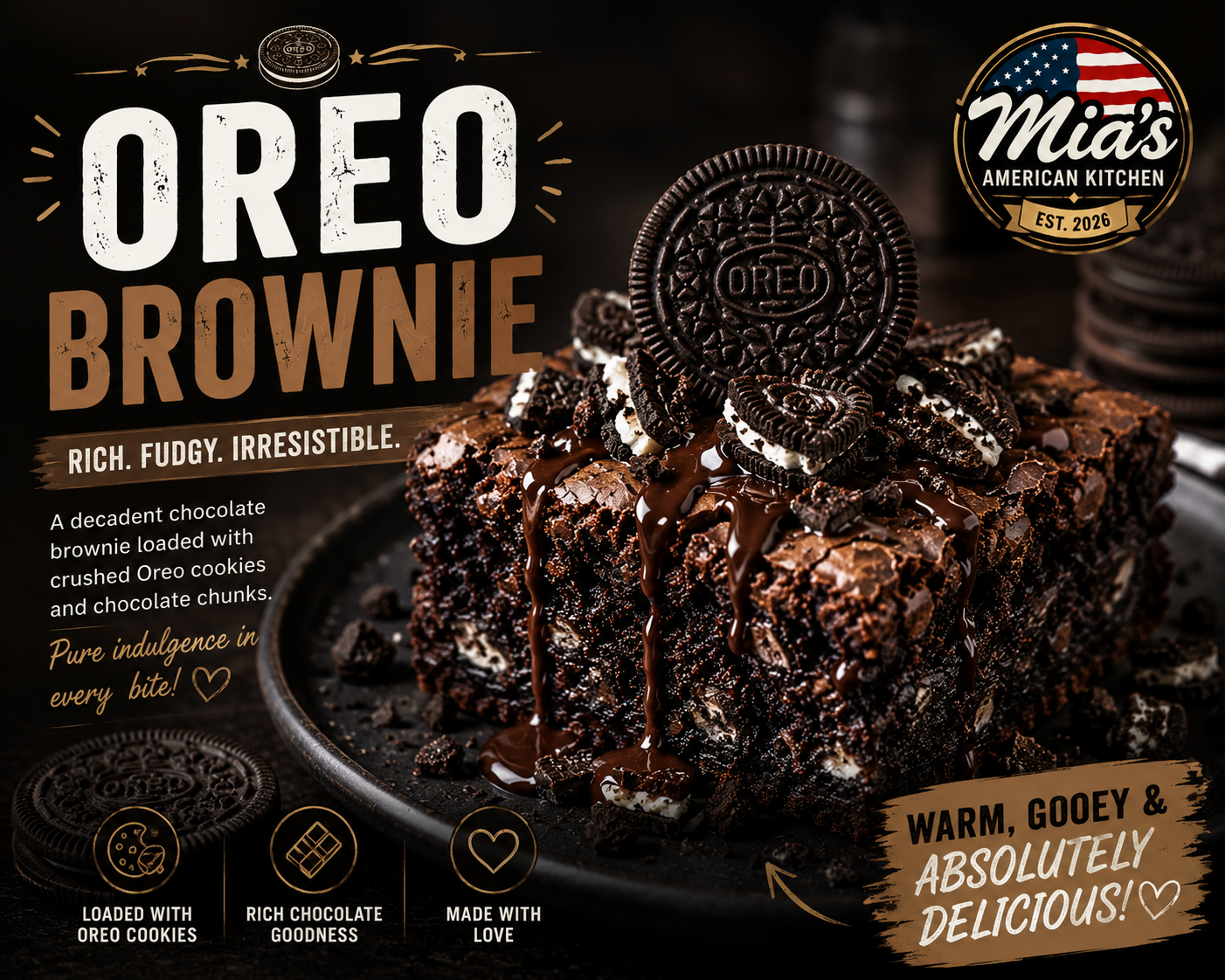 🍪 OREO BROWNIE