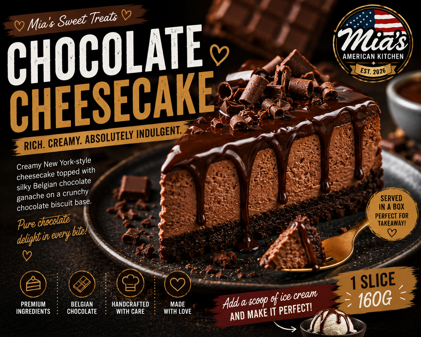 🍫 CHOCOLATE CHEESECAKE