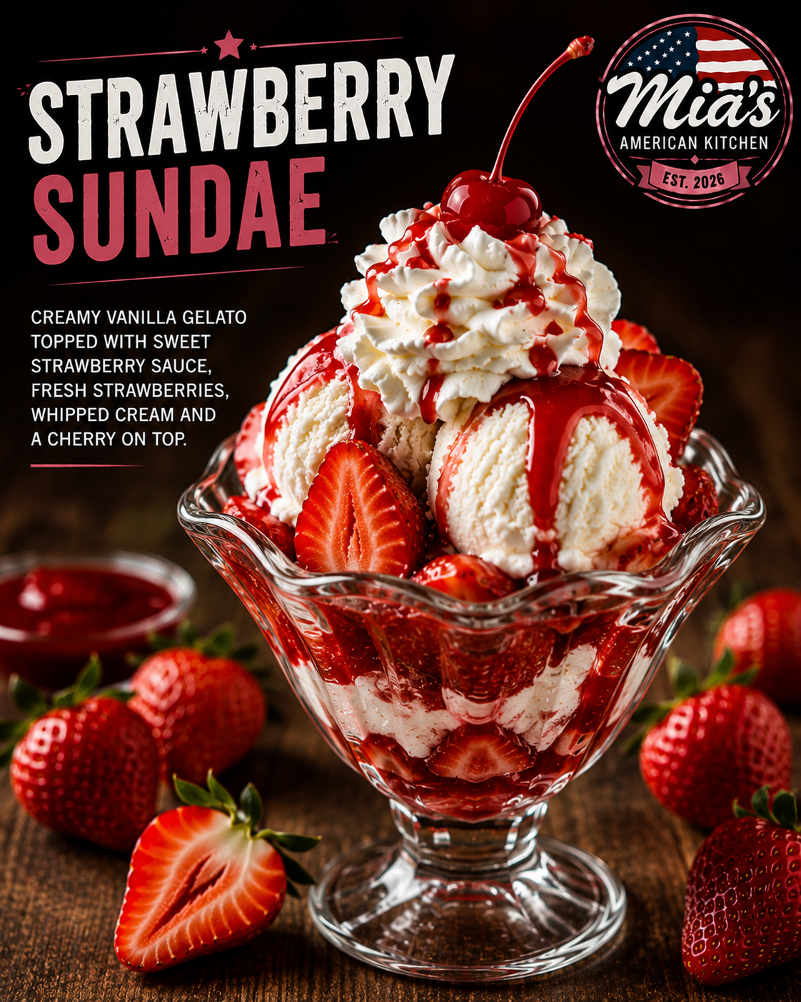 🍓 STRAWBERRY SUNDAE