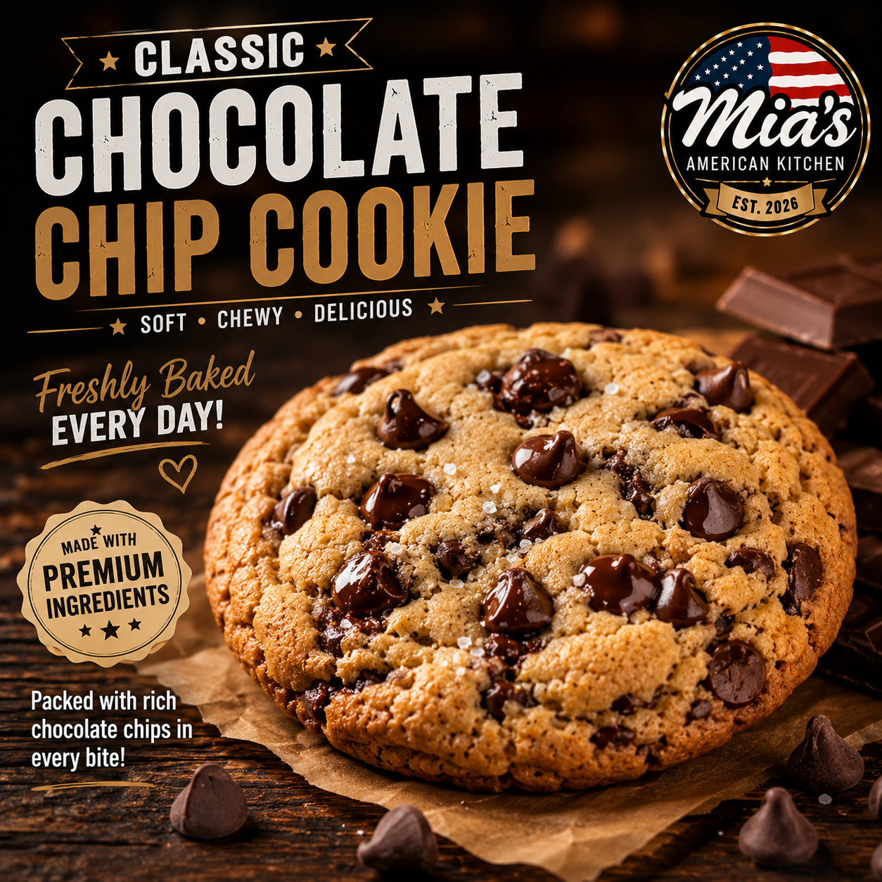 🍪 CLASSIC CHOCOLATE CHIP COOK