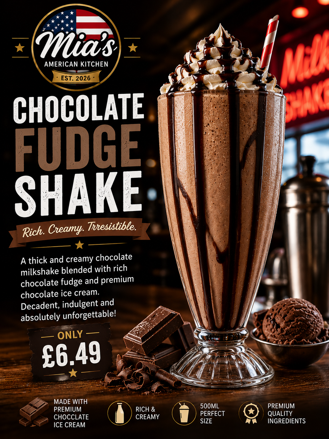 🍫 CHOCOLATE FUDGE SHAKE