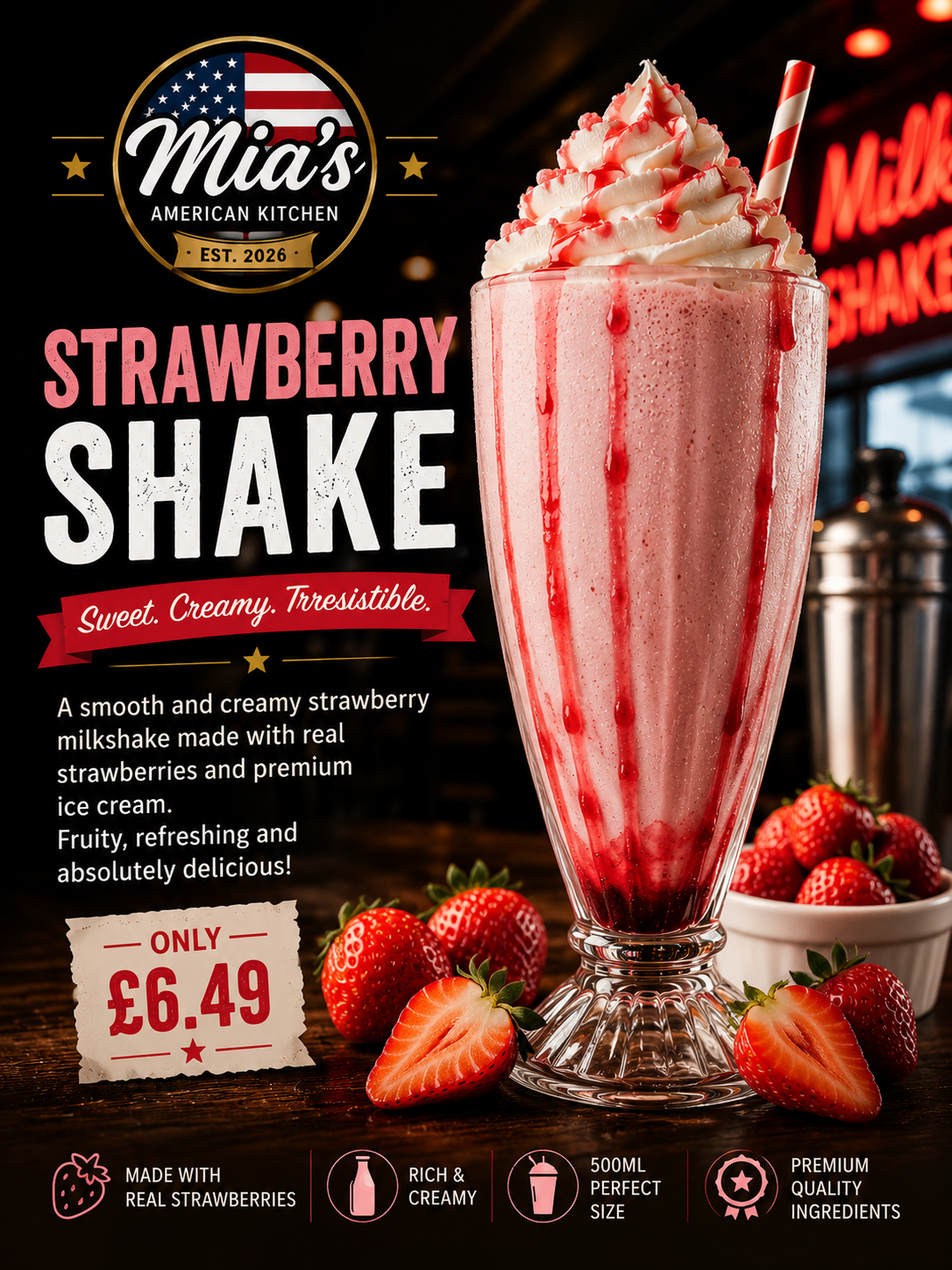 🍓 STRAWBERRY SHAKE