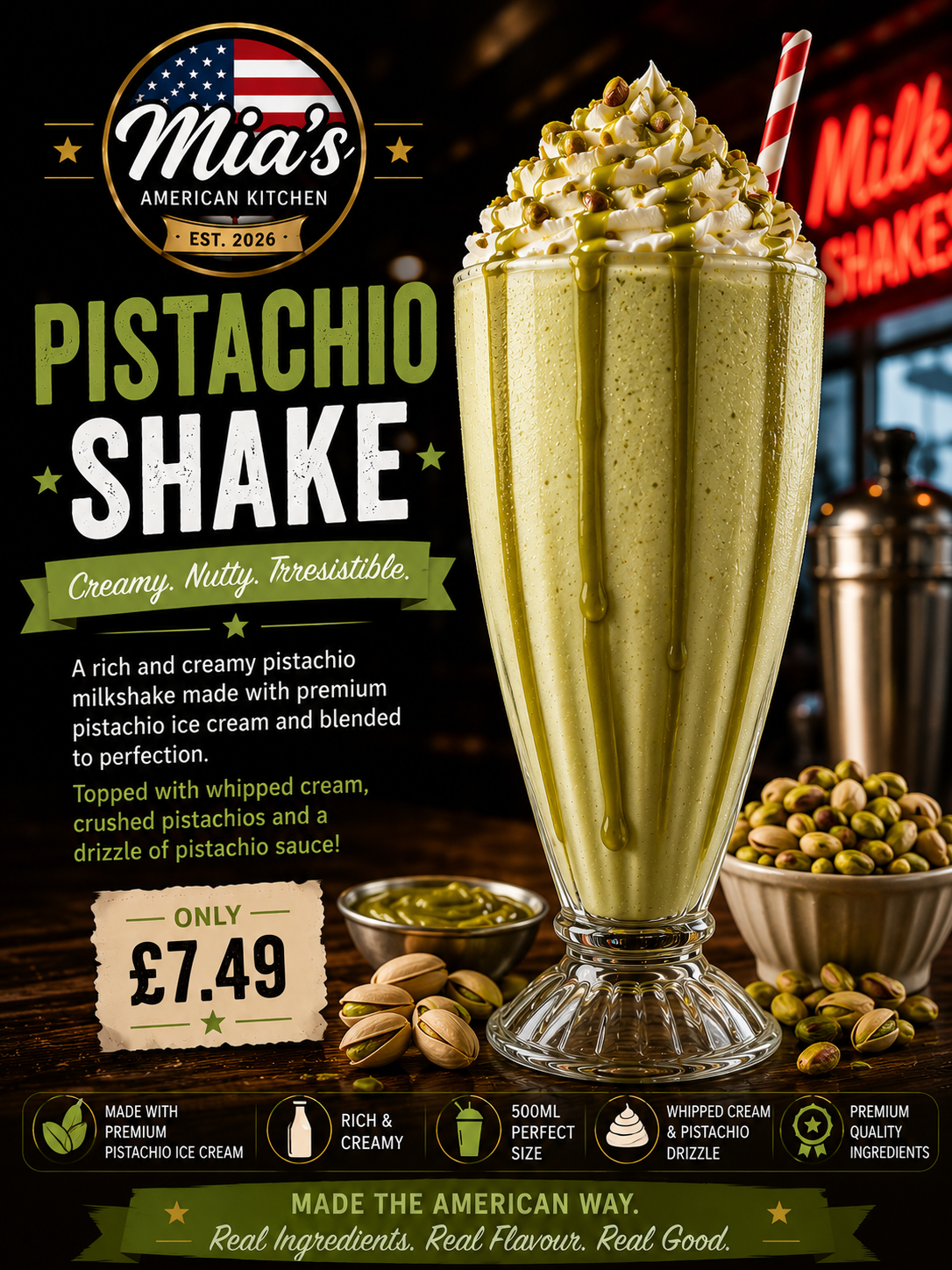 💚 PISTACHIO SHAKE
