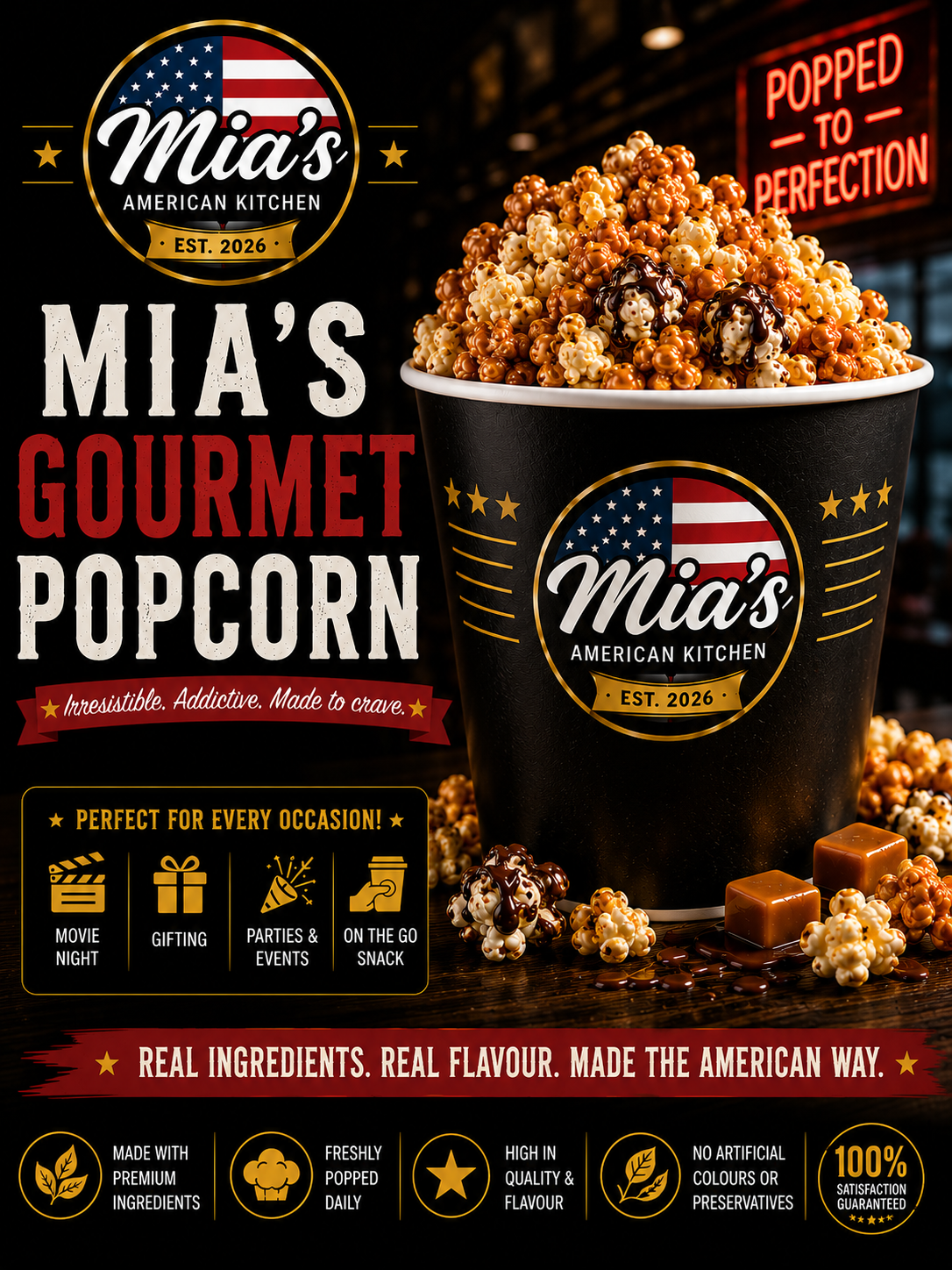 👨‍👩‍👧‍👦 FAMILY BUCKET POPCORN