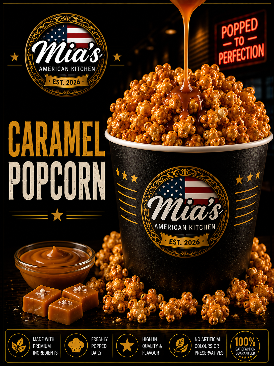 🍿  🍯 CARAMEL POPCORN