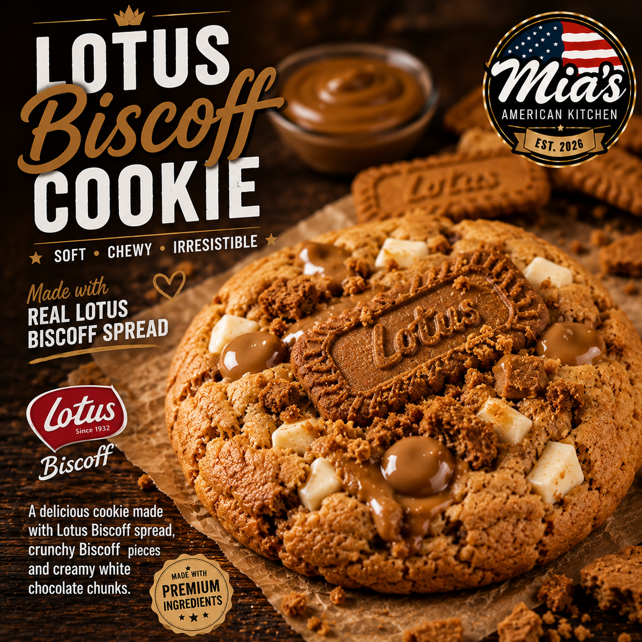 🍯 LOTUS BISCOFF COOKIE