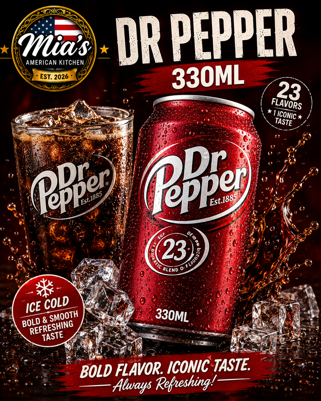 🥤 DR PEPPER 330ML