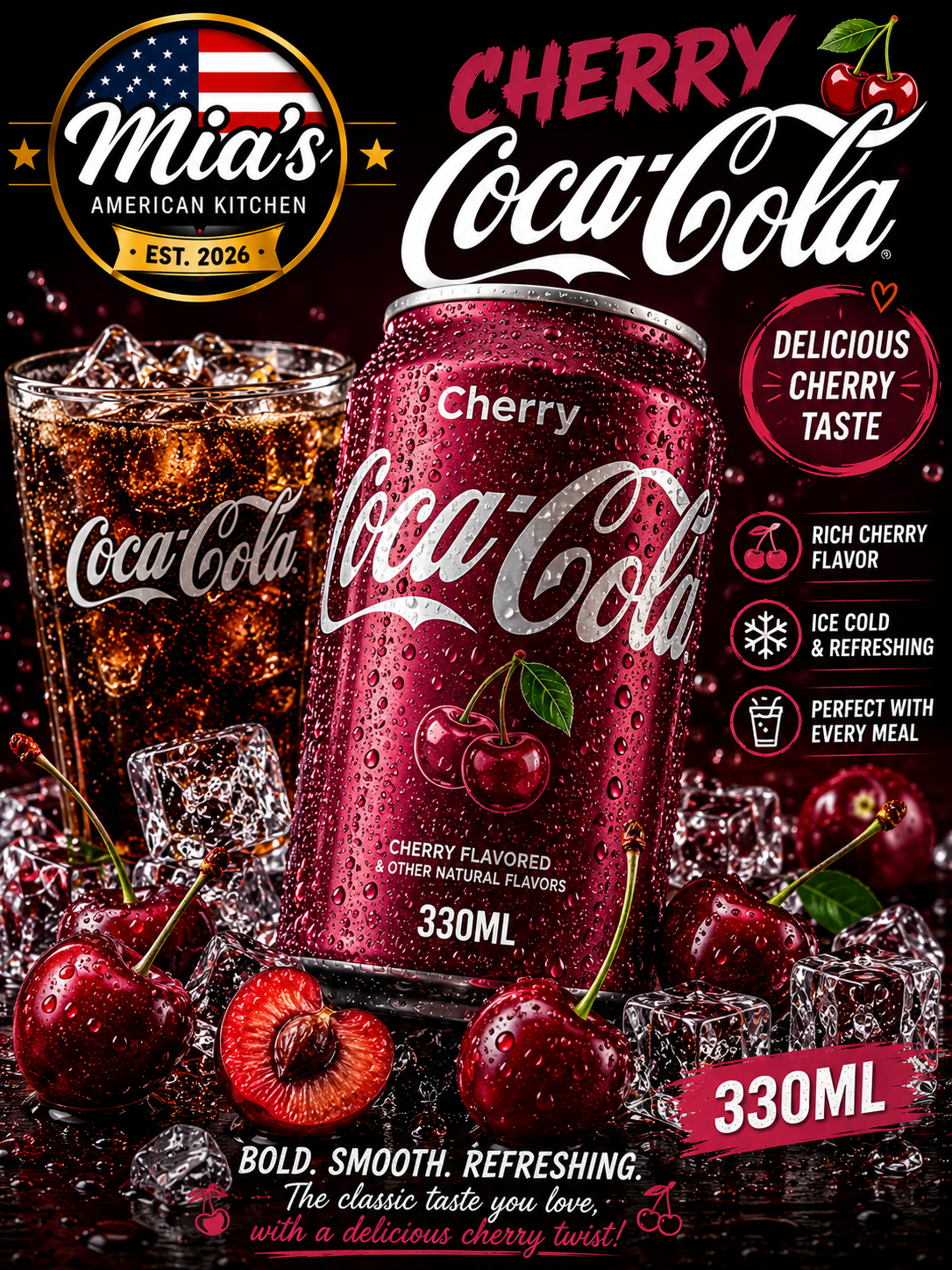 🥤 CHERRY COKE 330ML