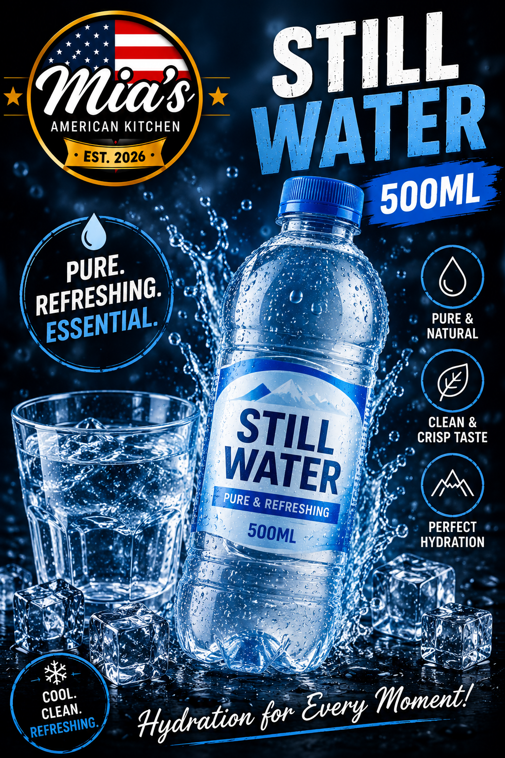 💧 STILL WATER 500ML