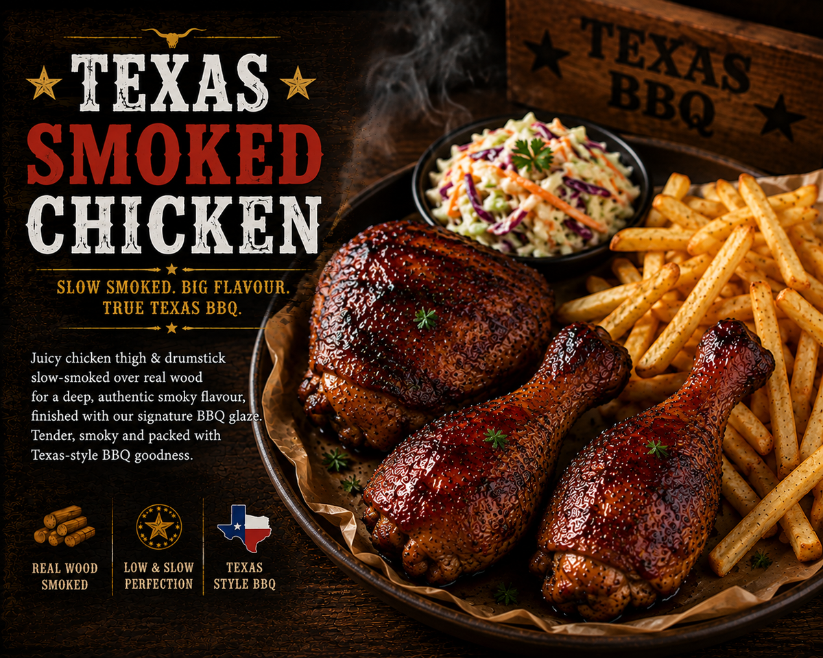 🤠 Texas Smoked Chicken