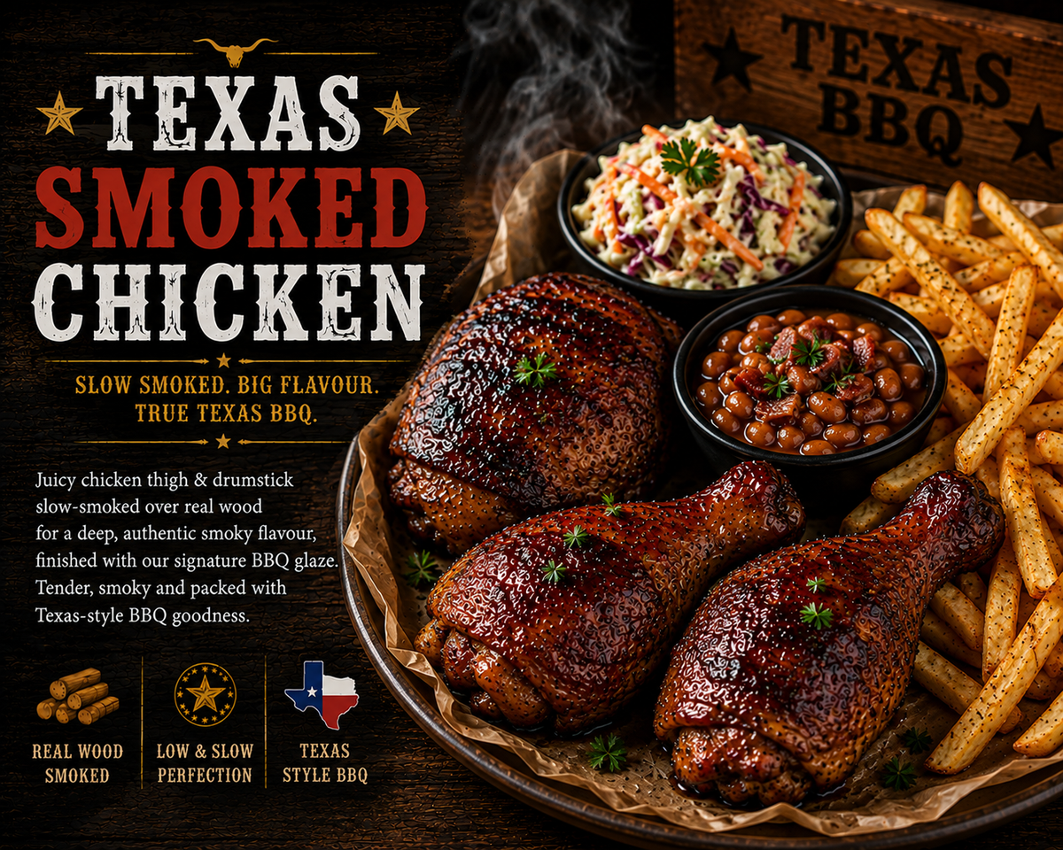🤠 Texas Smoked Chicken