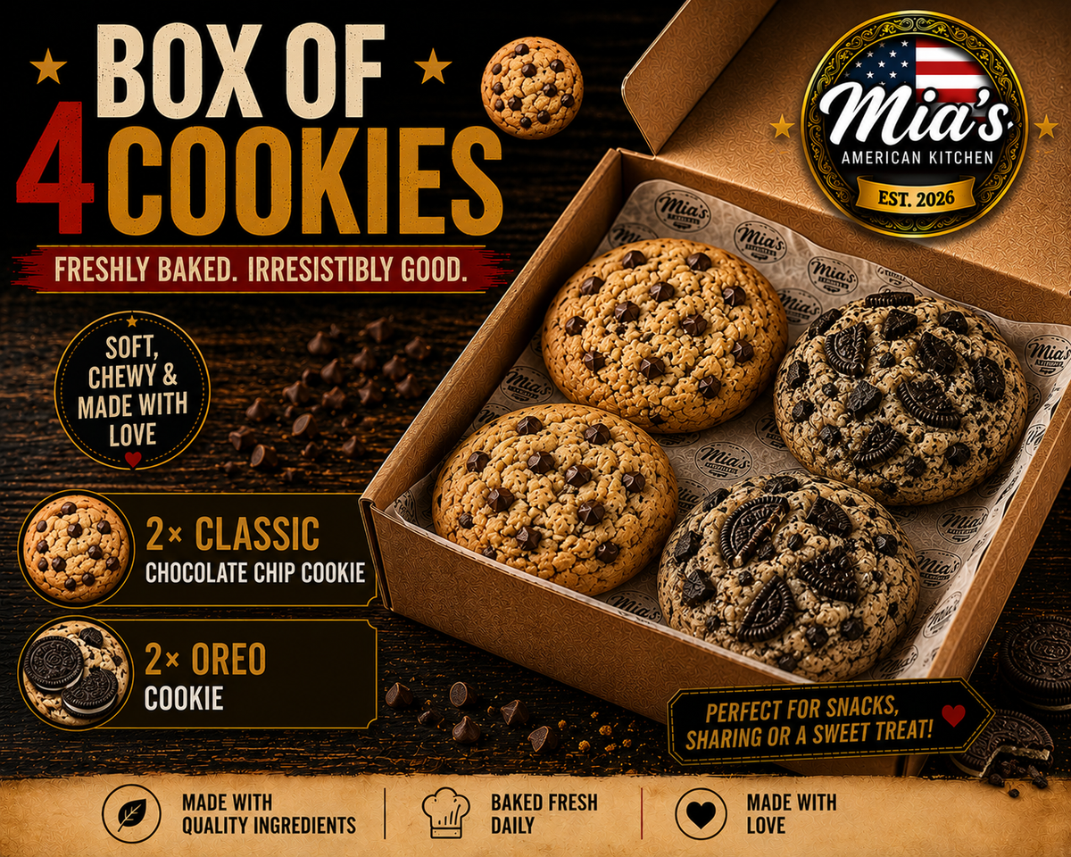 🍪 BOX OF 4 COOKIES🍪