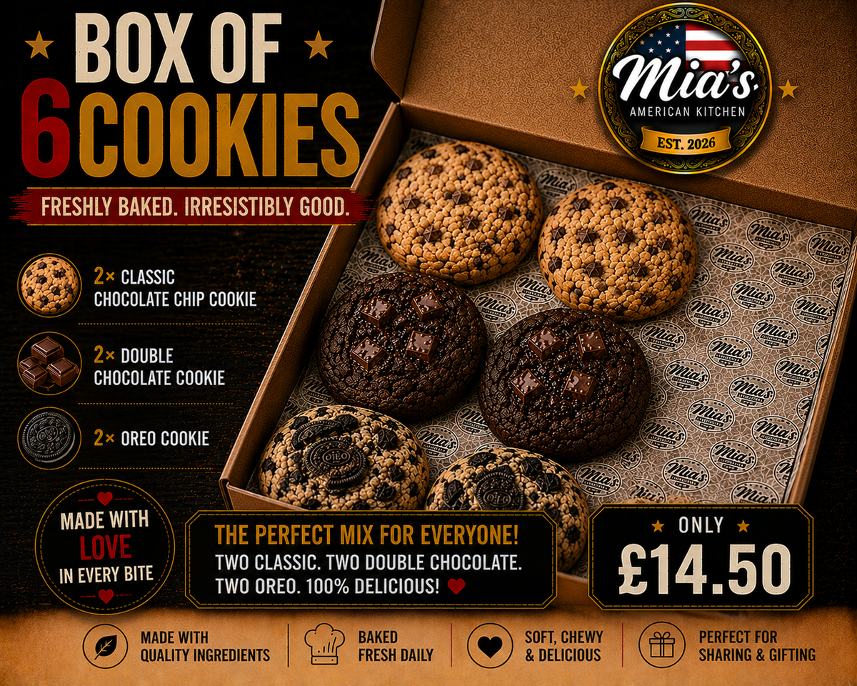 🍪 BOX OF 6 COOKIES