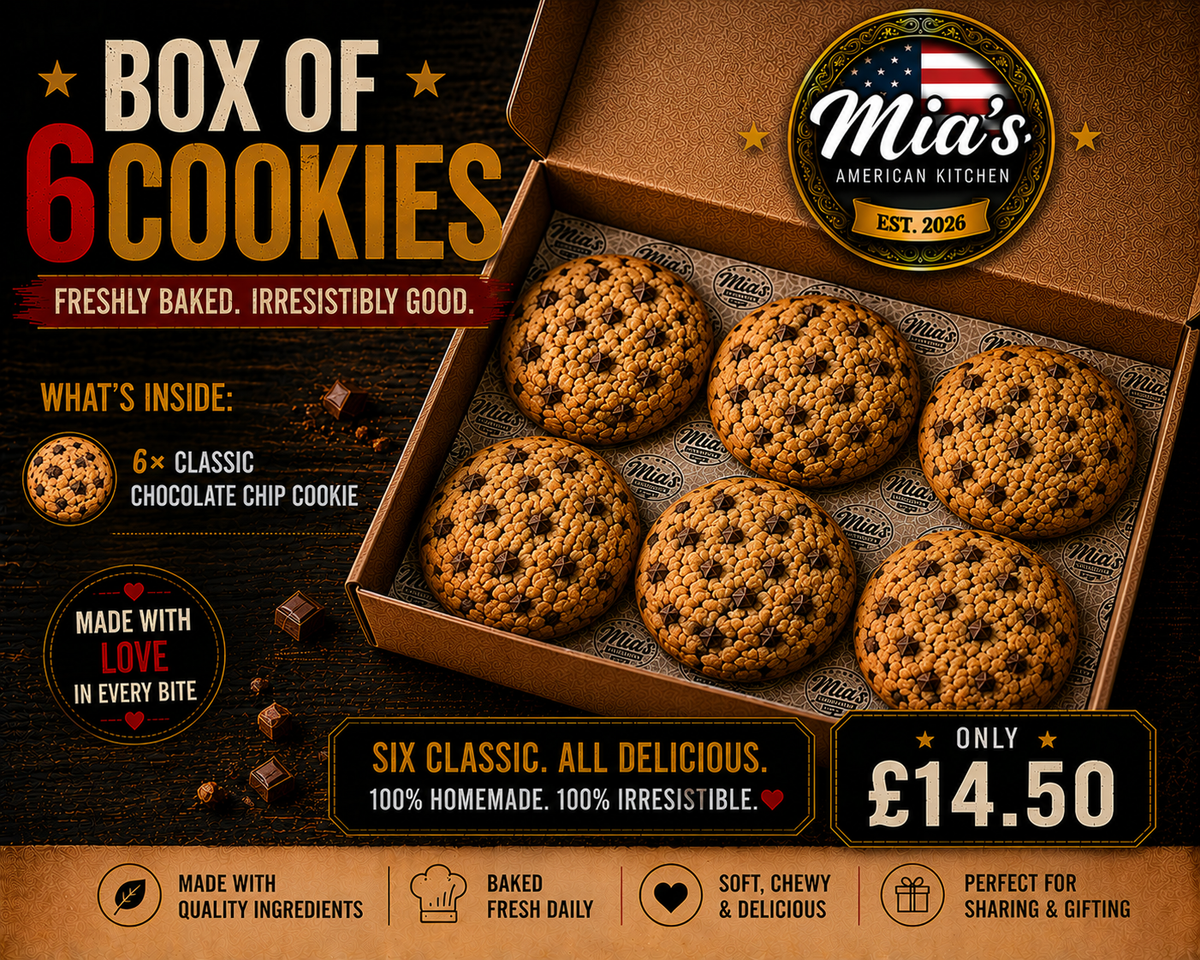 🍪 BOX OF 6 COOKIES