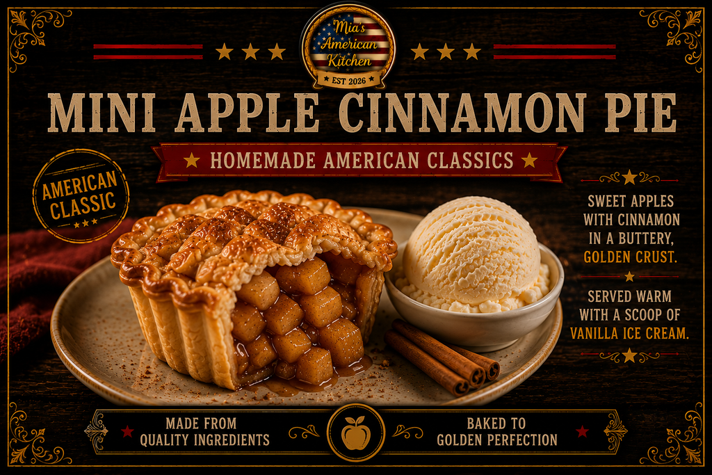 🍎 MINI APPLE CINNAMON PIE