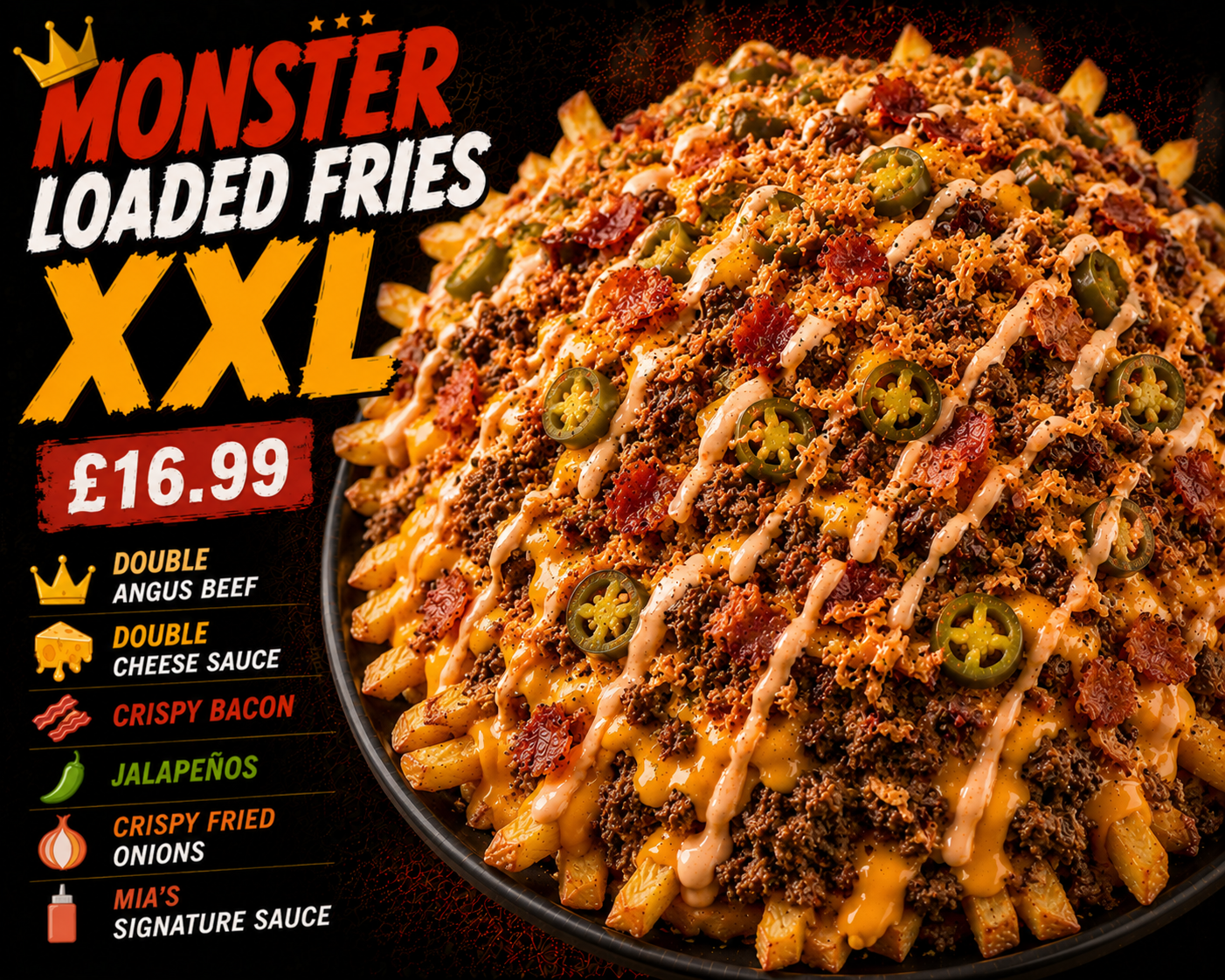 🍟MONSTER LOADED FRIES XXL