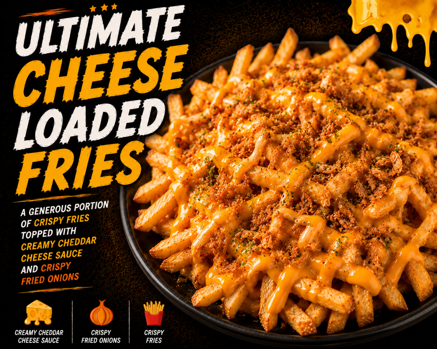 🧀 ULTIMATE CHEESE LOADED FRIES